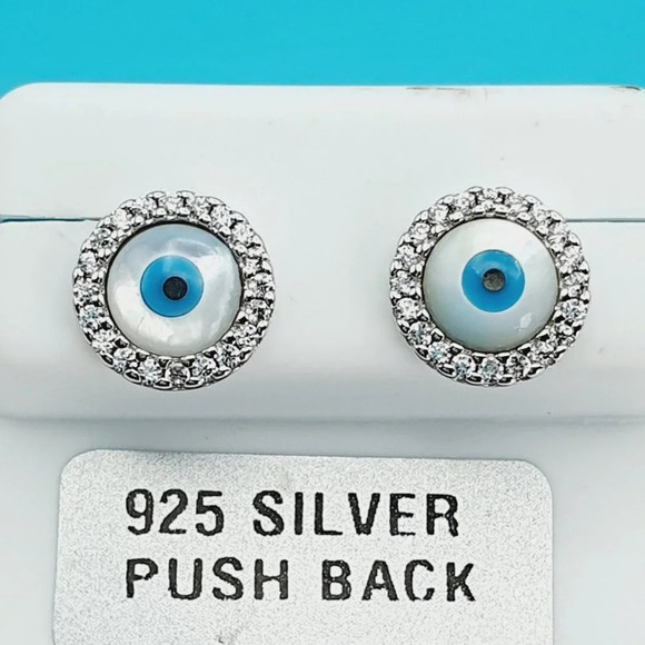 925 Sterling Silver CZ Beautiful Earrings for Women, 1USPAR4211 - Picture 10 of 11